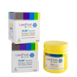 leedfrost-10-56-lidocaine-cream-500g-jar-stacked-box